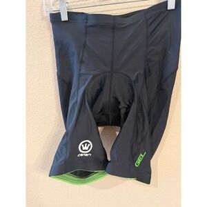 Canari Gel Padded Cycling Shorts Mens Large Black Excellent Compression Biking